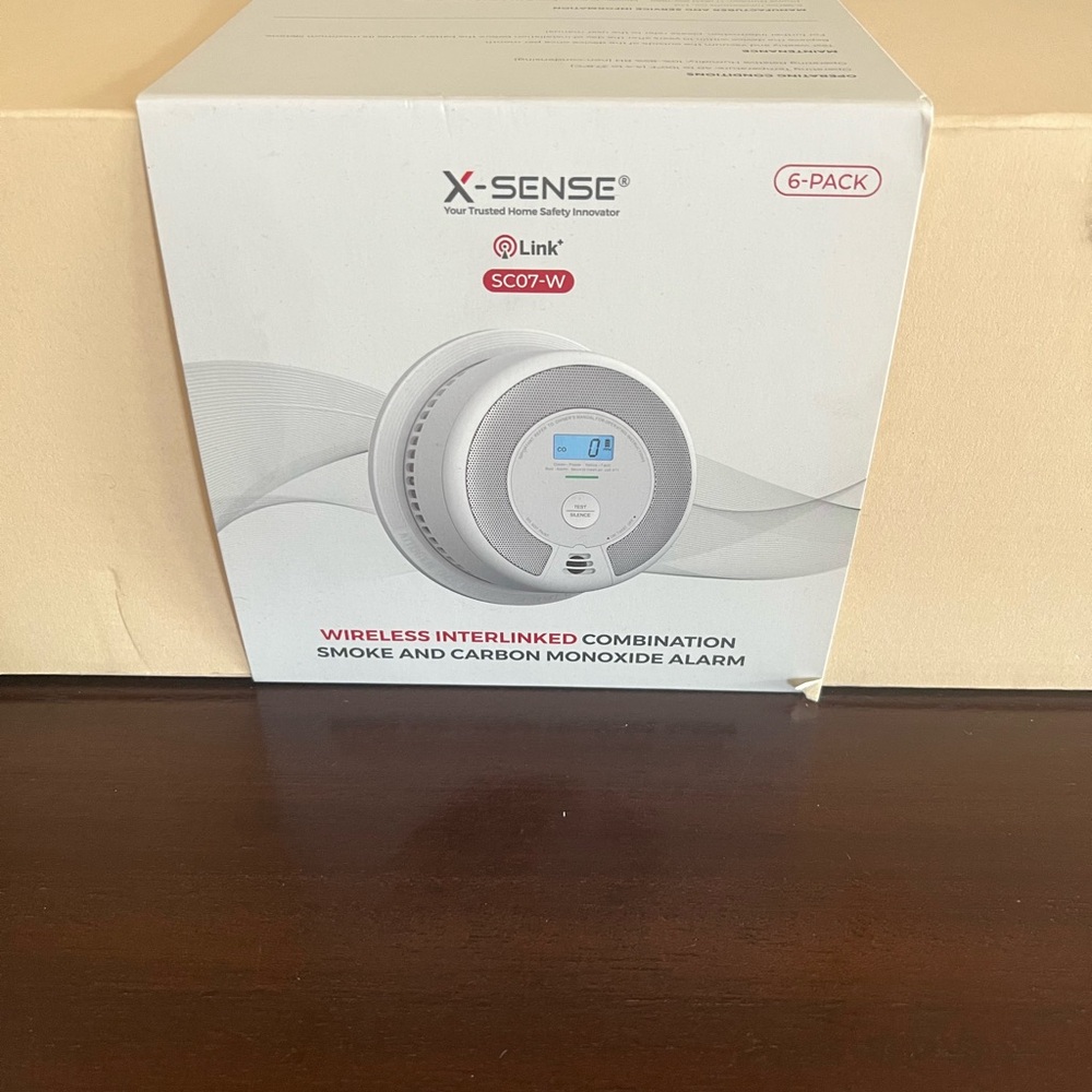 Wireless Smoke and Carbon Monoxide Alarm - White